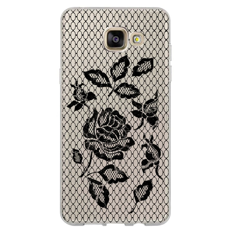 کاور مگافون طرح گل مدل C43-B مناسب برای گوشی موبایل سامسونگ Galaxy A5 2016 / A510 