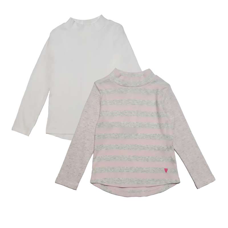 تی شرت آستین بلند دخترانه اچ اند ام کد 2208 مجموعه 2 عددی