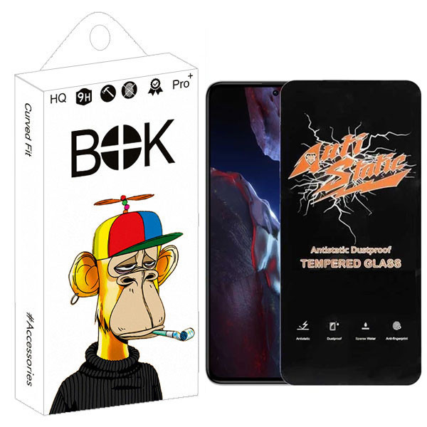 محافظ صفحه نمایش بوک مدل  FULL مناسب برای گوشی موبایل اپل IPHONE X / XS / 11PRO