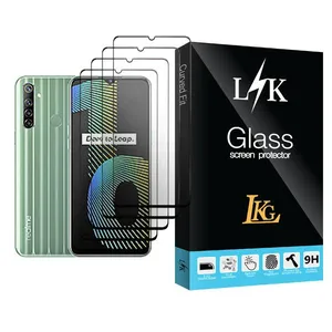 LKG LK Glass MIX004 Screen Protector For Realme Narzo 10 Pack Of 4