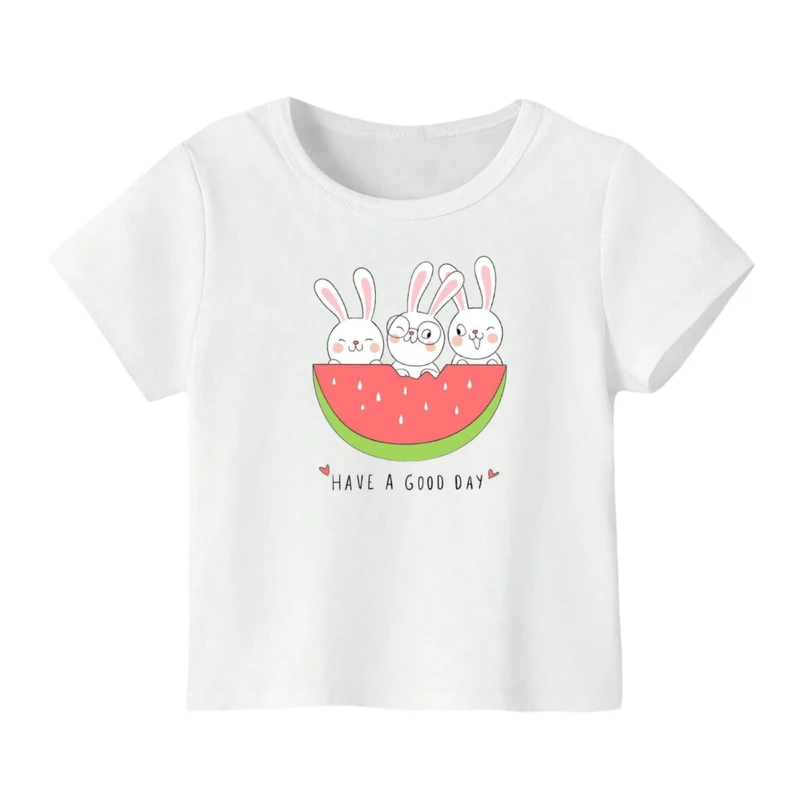 تی شرت آستین کوتاه بچگانه مدل خرگوش یلدایی کد 4