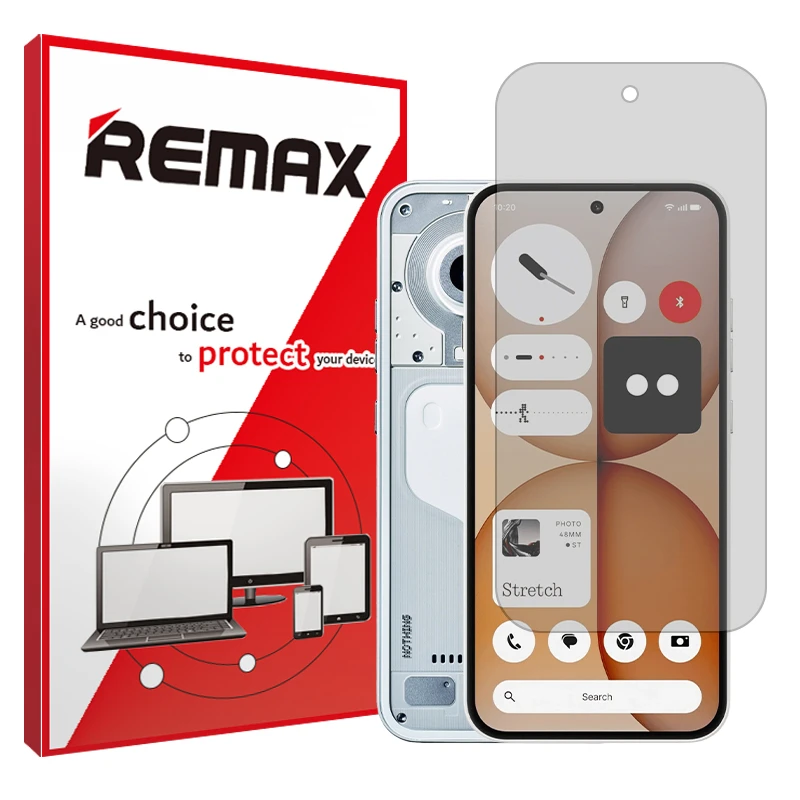 محافظ صفحه نمایش مات ریمکس مدل هیدروژلی مناسب برای گوشی موبایل ناتینگ Phone 4a