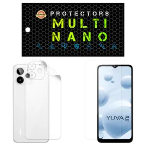  Multi Nano X-SFT Screen Protector For Lava Yuva 2 Pro with back skin