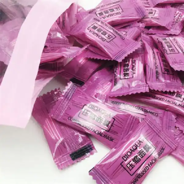 قرص ماسک ورقه ای صورت بایو آکوا مدل F002 بسته 100 عددی