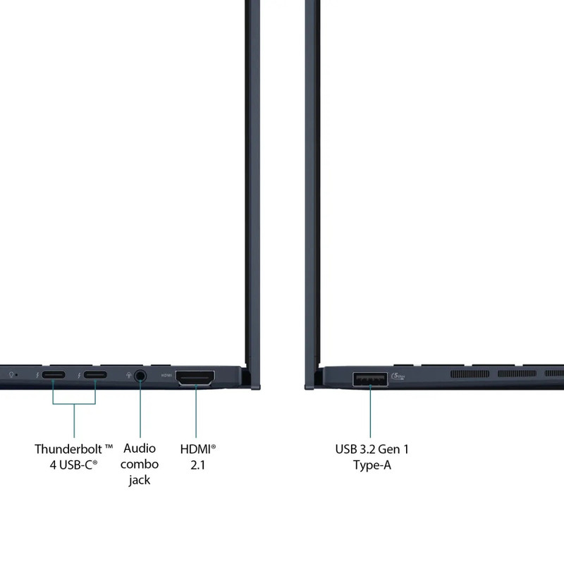 لپ تاپ 14 اینچی ایسوس مدل Zenbook 14 UX3405CA-Core Ultra 9 285H-32GB LPDDR5X-2TB SSD-OLED Touch 3K 120Hz-Backlit-W - کاستوم شده