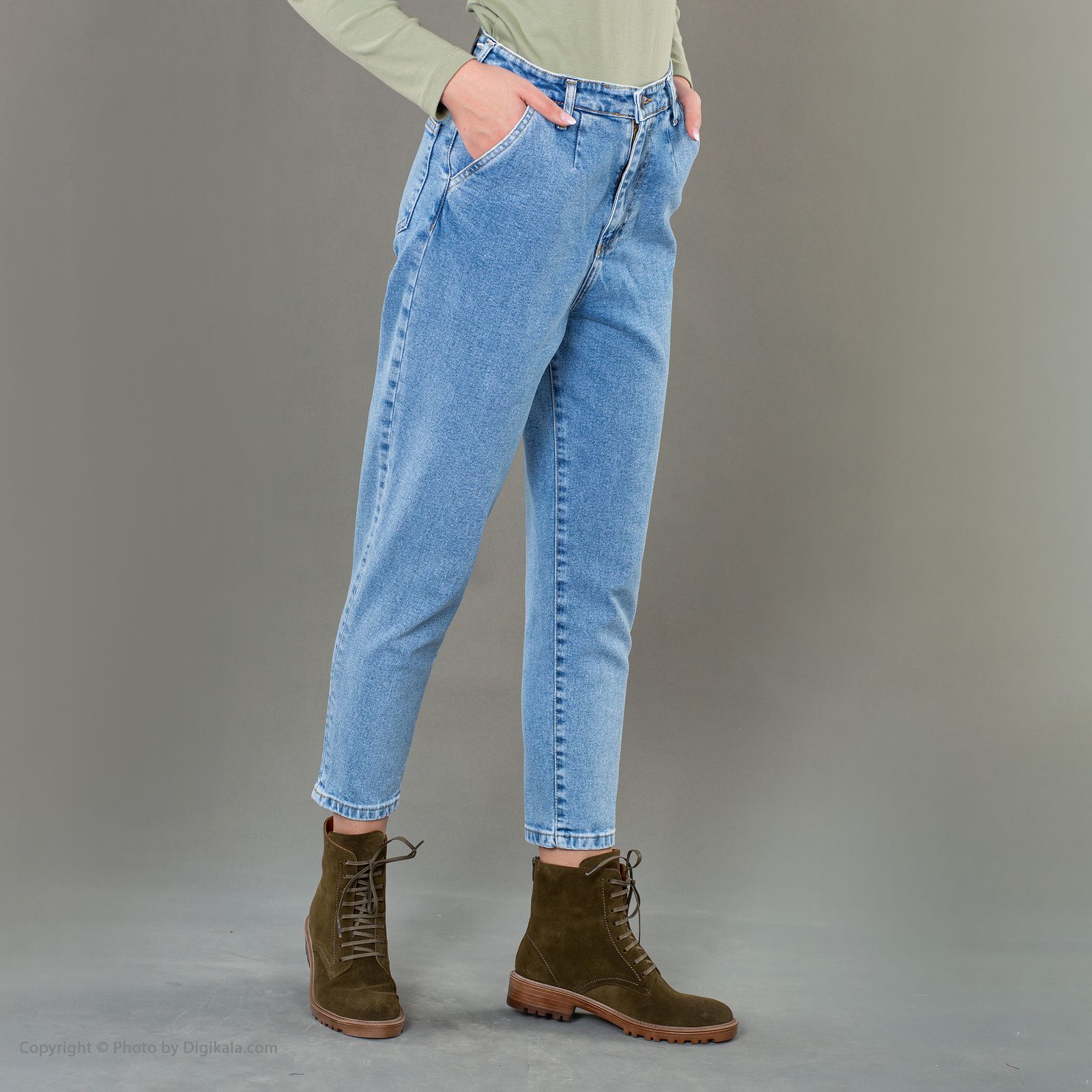 شلوار جین زنانه ایزی دو مدل مام فیت کد 218126050 -  - 3