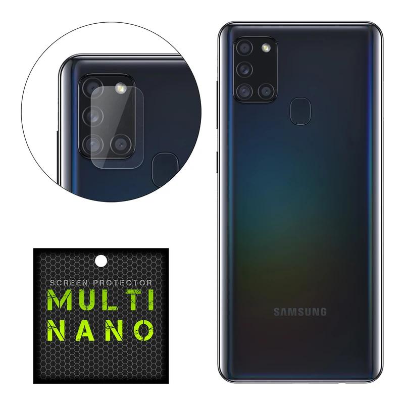 محافظ لنز دوربین مولتی نانو مدل Pro مناسب برای گوشی موبایل سامسونگ Galaxy A21S