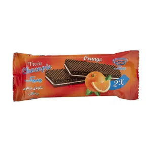 ویفر شکوپای پرتقالی چیچک - 45 گرم بسته 24 عددی 