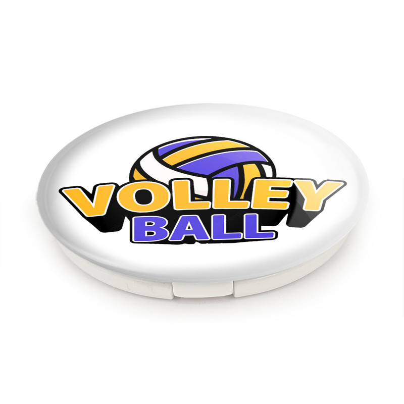 آینه جیبی خندالو طرح والیبال Volleyball مدل تاشو کد 26403
