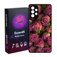 کاور گارد ایکس طرح Flower مدل Glass10006 مناسب برای گوشی موبایل سامسونگ Galaxy A32 4G