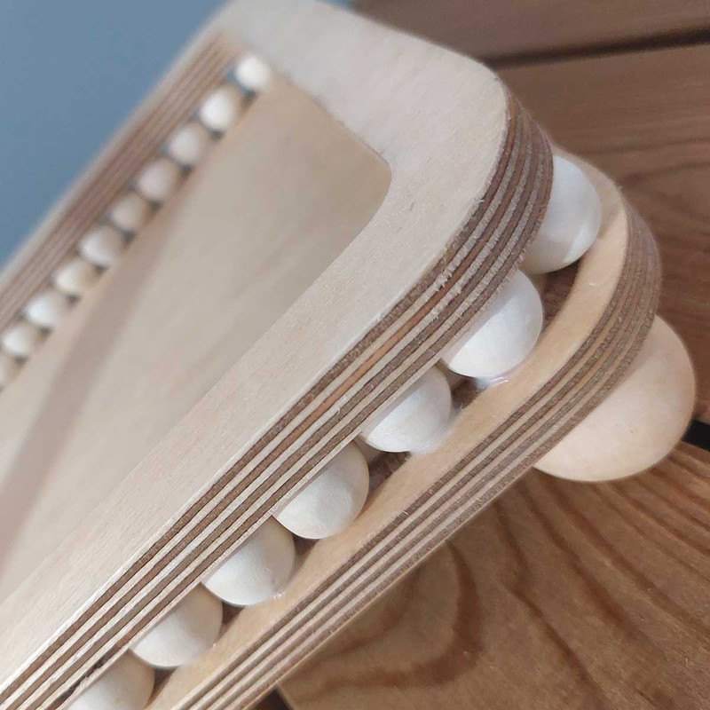 سینی مدل مستطیل مهره دار 27CM