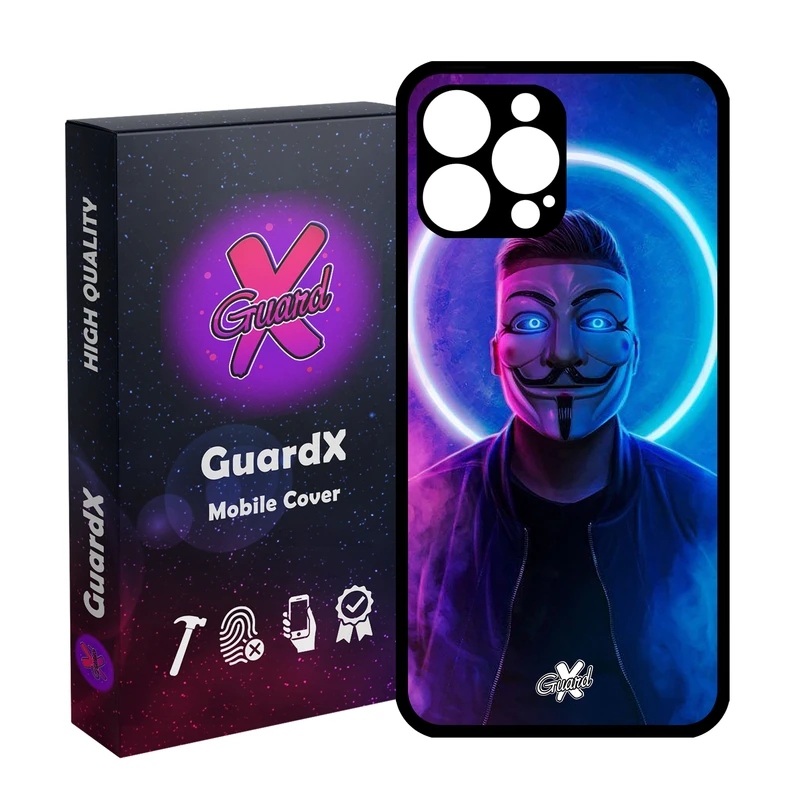 کاور گارد ایکس طرح Anonymous مدل Glass10043 مناسب برای گوشی موبایل اپل iPhone 13 Pro Max