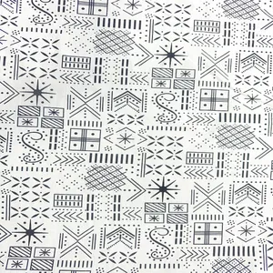 پارچه لباس عرض 1.42 متر مدل لینن طرح ماد رنگ مشکی