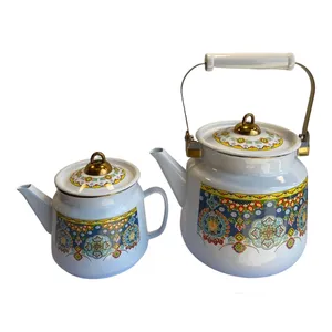 ست کتری و قوری مدل  روس طرح سنتی