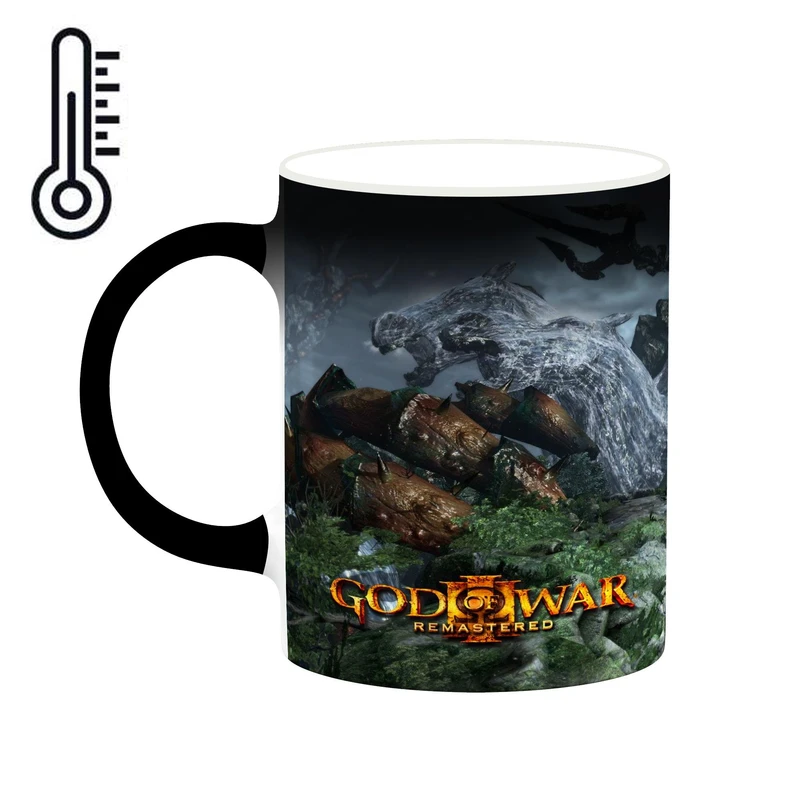 ماگ حرارتی کاکتی طرح گاد آف وار God Of War مدل mgh40921
