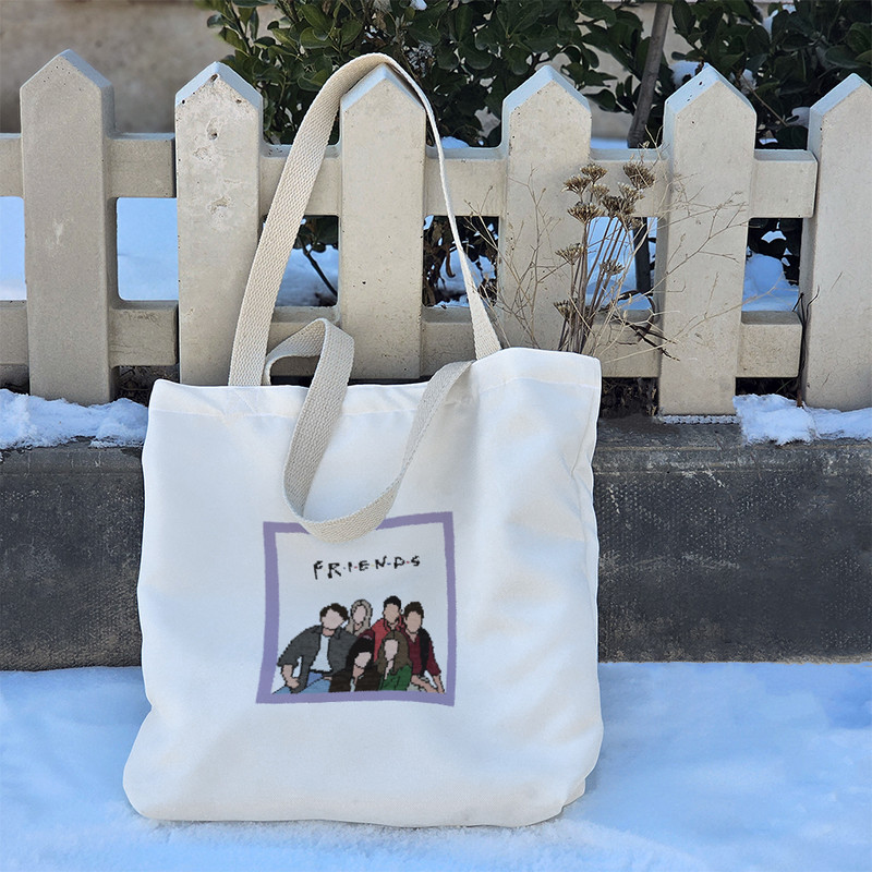 ساک خرید خندالو طرح فرندز (Friends) کد 10347