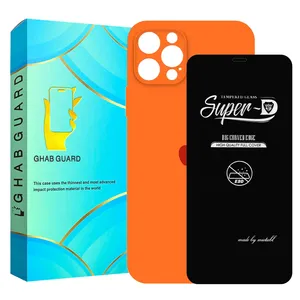 Ghab Guard SILICONSUPERD Cover With Screen Protector For Apple iPhone 12 Pro Max