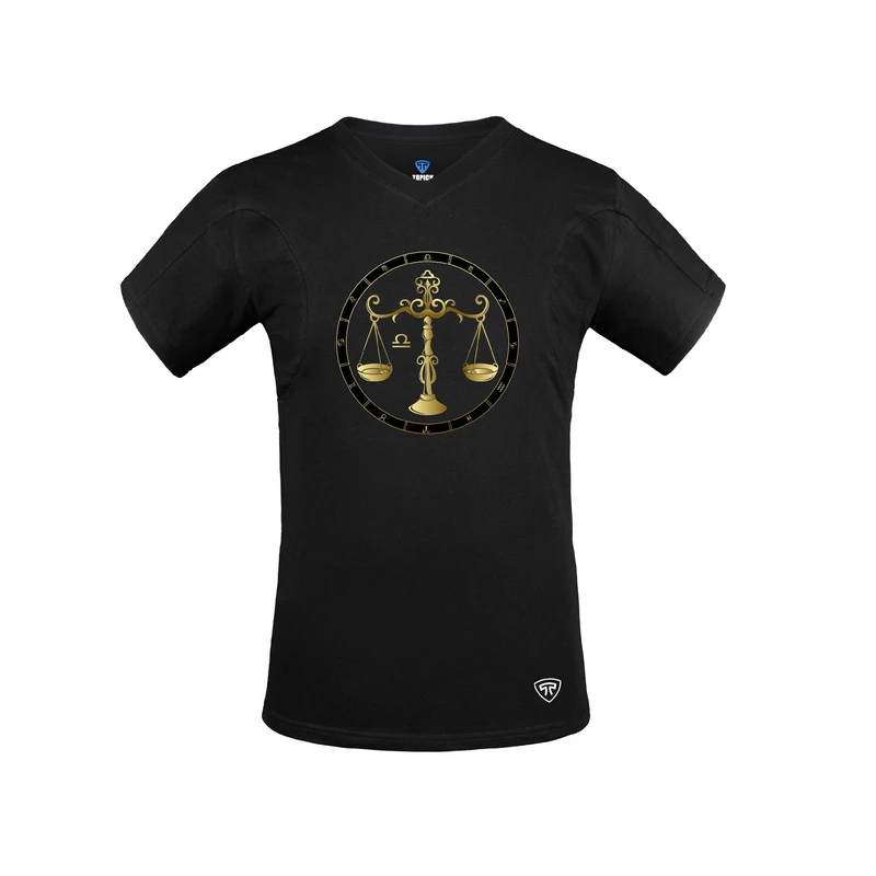 تی شرت آستین کوتاه مردانه تاپیک مدل نانو آنتی باکتریال ضدتعریق یقه هفت بسته مهر ماه