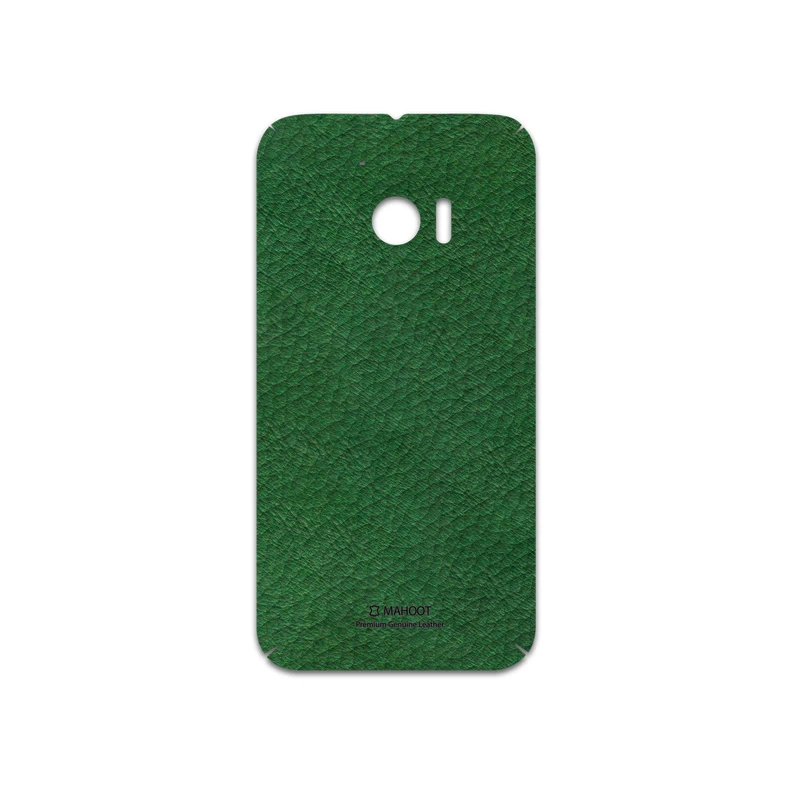 برچسب پوششی ماهوت مدل Green-Leather مناسب برای گوشی موبایل اچ تی سی 10