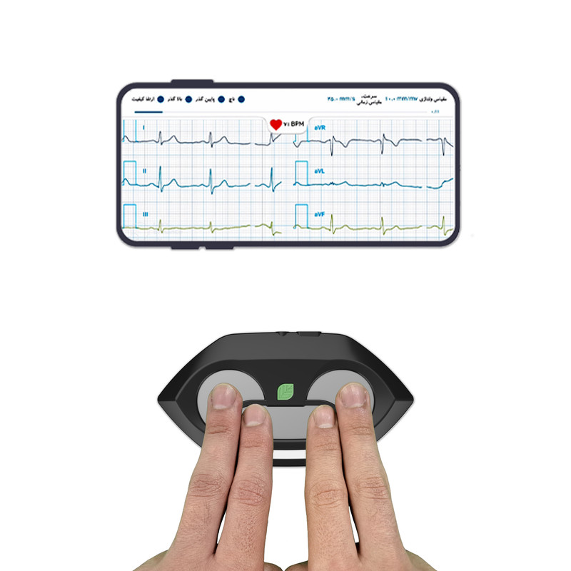 دستگاه نوار قلب خانگی زیستل مدل N-PEC1 New