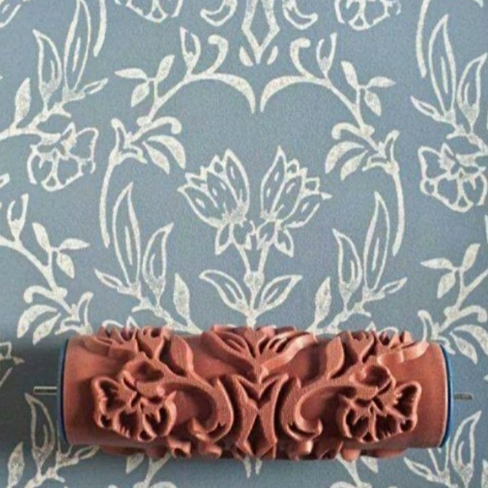 غلتک نقاشی مدل طرح دار کد GR126 سایز 6 اینچ