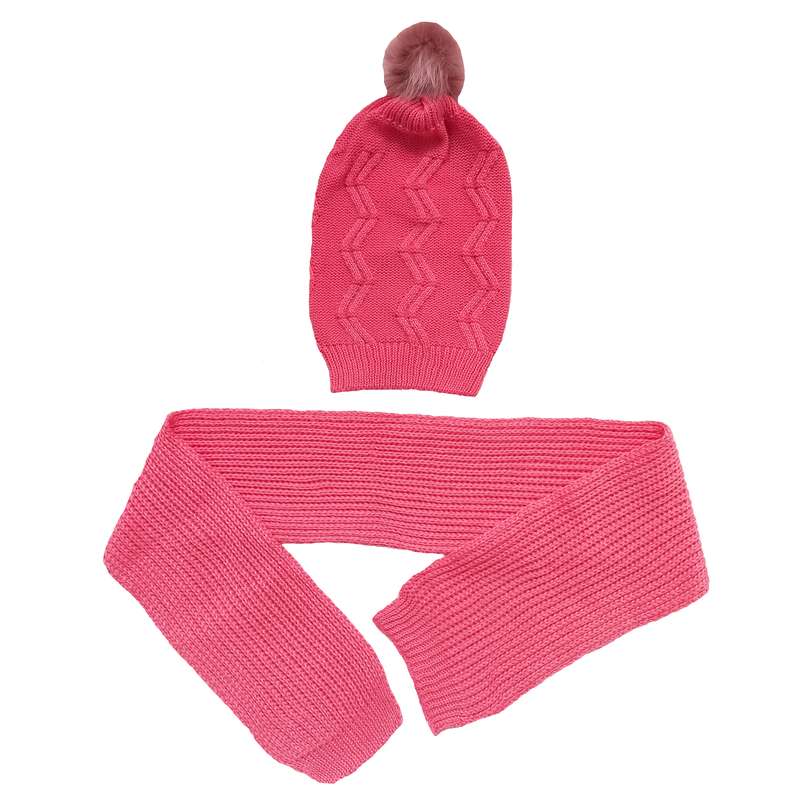 ست کلاه و شال گردن مدل توپکی 01