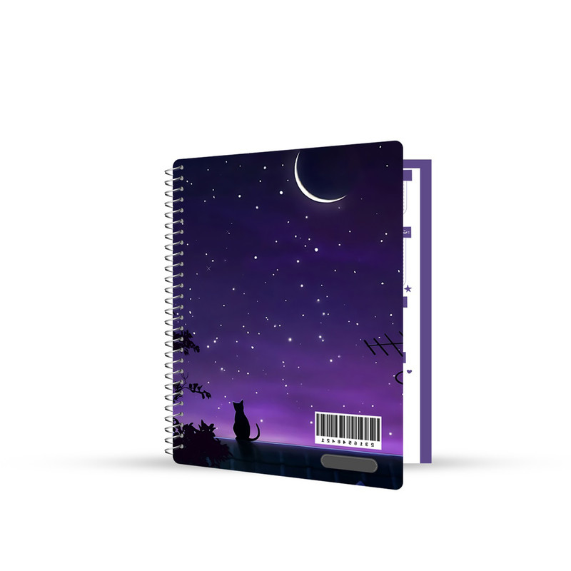 دفتر برنامه ریزی 50 برگ عالیان سپهر طرح پاستیل های آسمانی مدل روزانه کد 1674