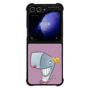 AKAM AMC-WSGZFLIP5-SPONGE BOB17 Cover For Samsung Galaxy Z Flip 5