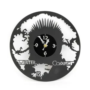 ساعت دیواری طرح سریال بازی تاج و تخت کد 01