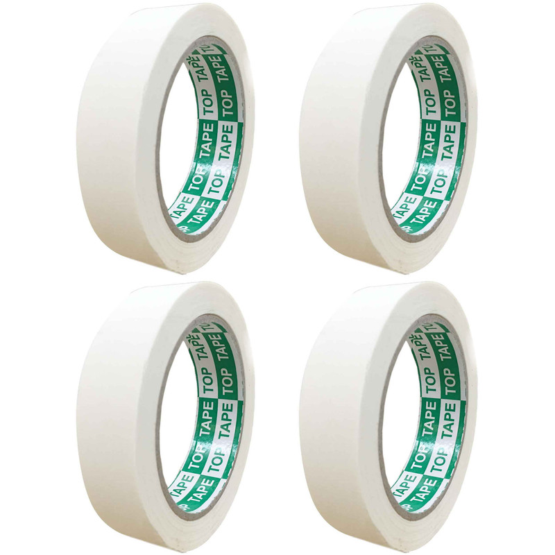 چسب نواری کاغذی تاپ تیپ کد T25 عرض 2.5 سانتی متر بسته 4 عددی
