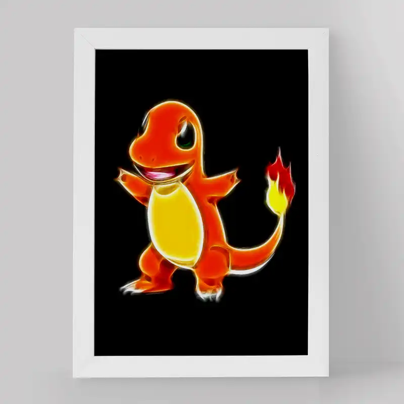 تابلو خندالو مدل هیتوکاگه انیمه پوکمون کد 17398