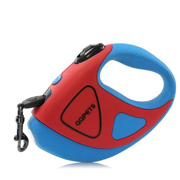 بند قلاده سگ کیو کیو پت مدل lks2030-bluered