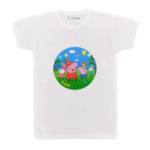 تی شرت بچگانه پرمانه طرح پپا پیگ کد pmt.4739