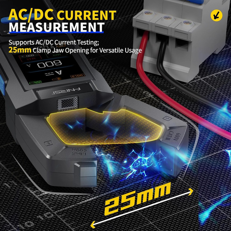 مولتی‌ متر کلمپی دیجیتال 600 آمپر فنیرسی مدل DMC-100