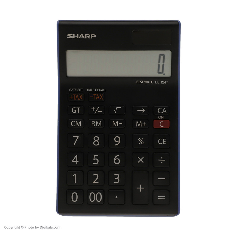 ماشین حساب شارپ مدل EL-124T-BL