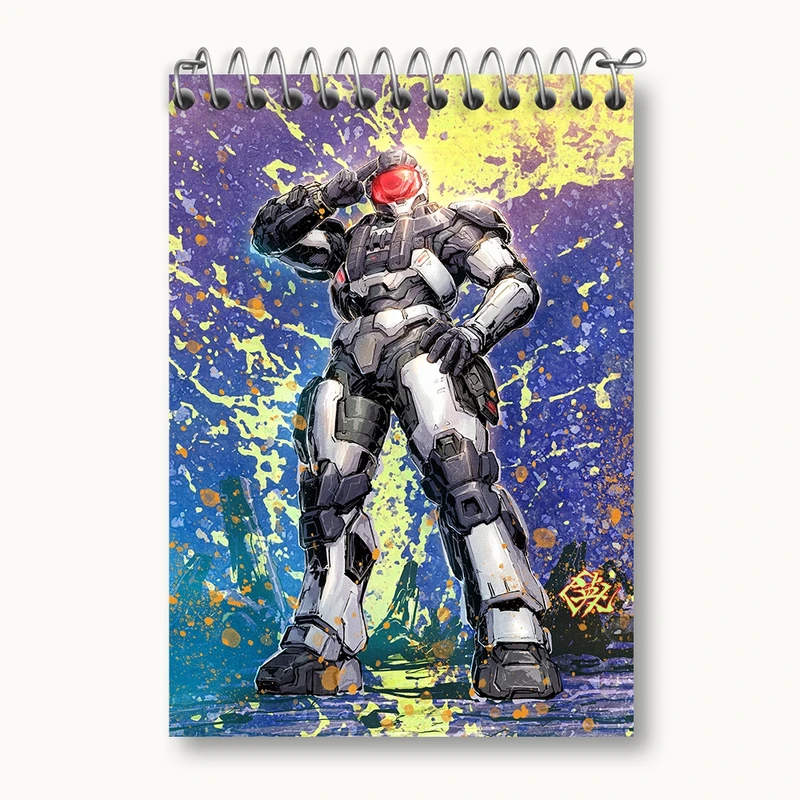 دفتر یادداشت 50 برگ خندالو مدل بازی هیلو (Halo) کد 31484