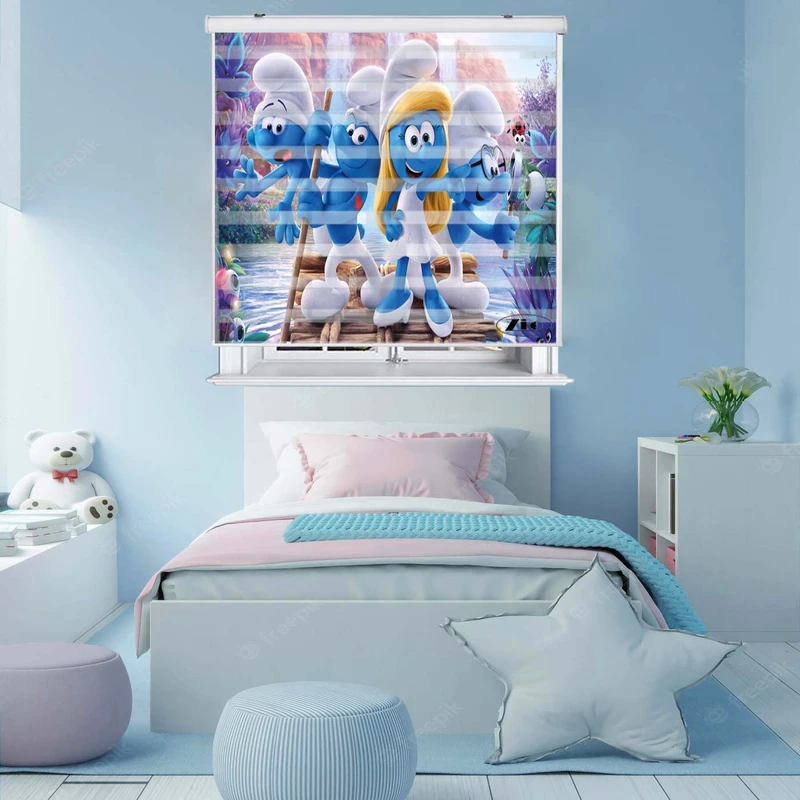 پرده زبرا زیو مدل K3059 سایز 150x200 سانتی متر