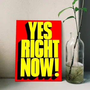 تابلو شاسی طرح Yes Right Now کد 3001