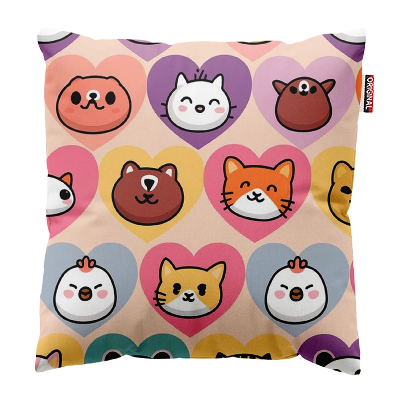 کوسن پاد آفرین طرح کارتونی بچگانه کد 2750 سایز 30*30 سانتی متر