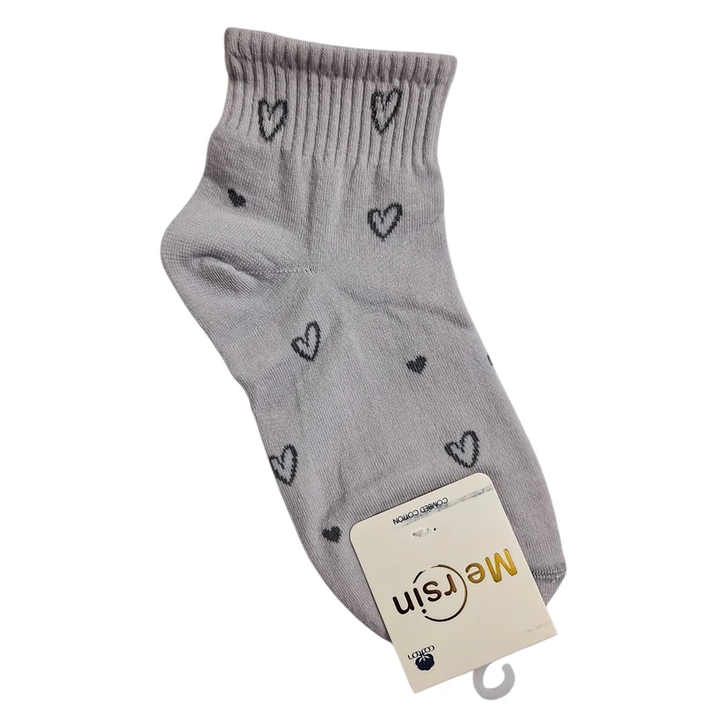 جوراب ساق بلند زنانه مدل قلب توخالی کد 001