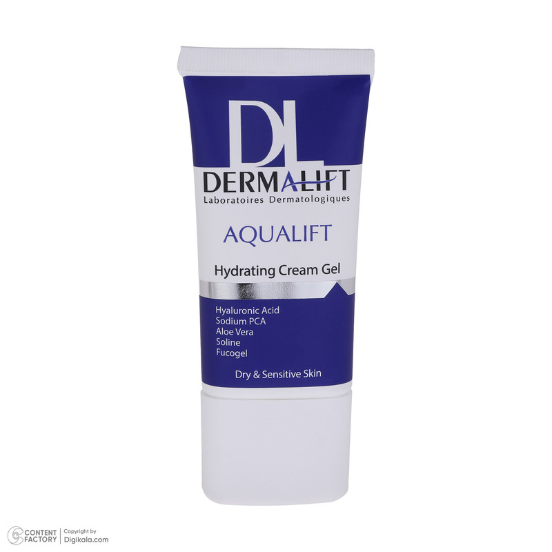 کرم ژل آبرسان صورت درمالیفت مدل AQUALIFT مناسب برای پوستهای خشک و حساس حجم 50 میلی لیتر کرم ژل آبرسان صورت درمالیفت مدل AQUALIFT مناسب برای پوستهای خشک و حساس حجم 50 میلی لیتر