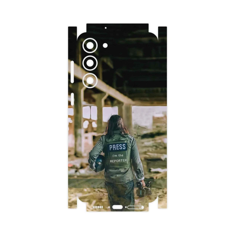 برچسب پوششی ماهوت مدل Reporter-FullSkin مناسب برای گوشی موبایل سامسونگ Galaxy S23 Plus