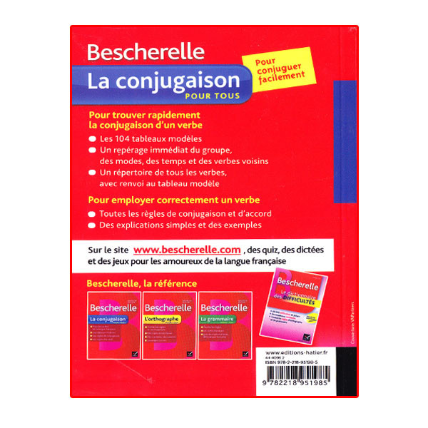 کتاب Bescherelle اثر جمعی از نویسندگان انتشارات الوندپویان کتاب Bescherelle اثر جمعی از نویسندگان انتشارات الوندپویان
