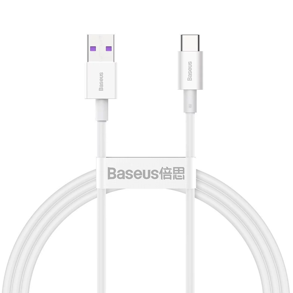 کابل USB به USB-C باسئوس مدل Superior Series Fast Charging (6A 66W) طول 1 متر