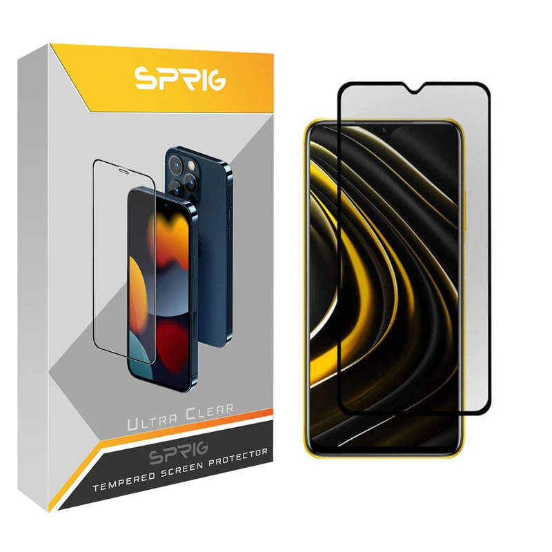 محافظ صفحه نمایش حریم شخصی اسپریگ مدل PRVSP مناسب برای گوشی موبایل شیائومی Poco M3