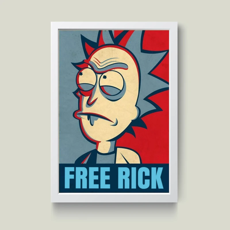 تابلو مدل ریک اند مورتی Rick and morthy کد G11-18