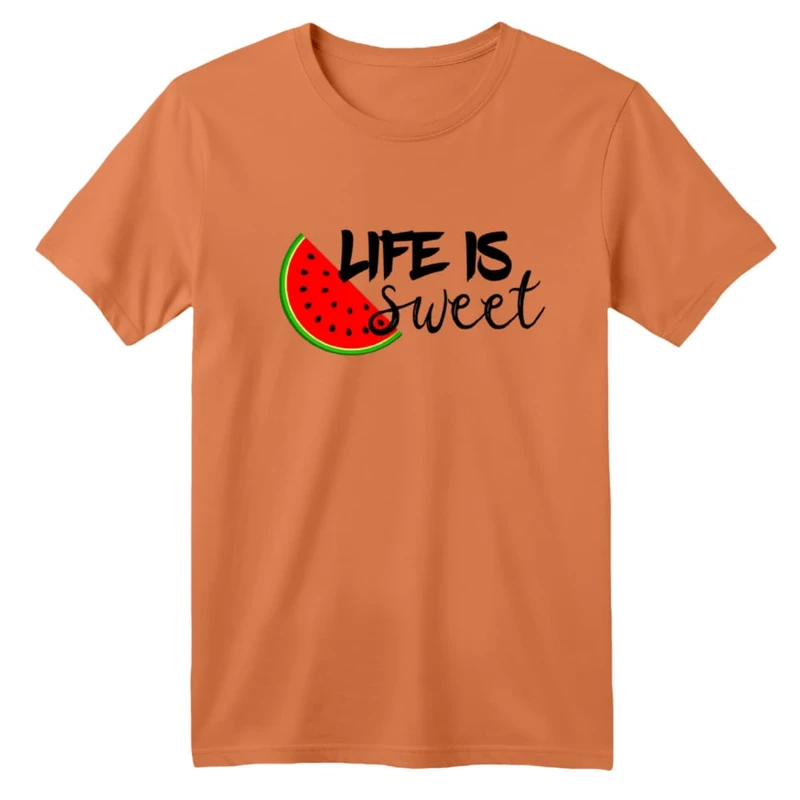 تی شرت آستین کوتاه بچگانه مدل هندوانه یلدایی کد 59