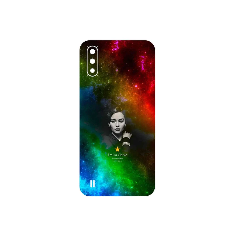 برچسب پوششی ماهوت مدل emilia clarke مناسب برای گوشی موبایل سامسونگ Galaxy A01