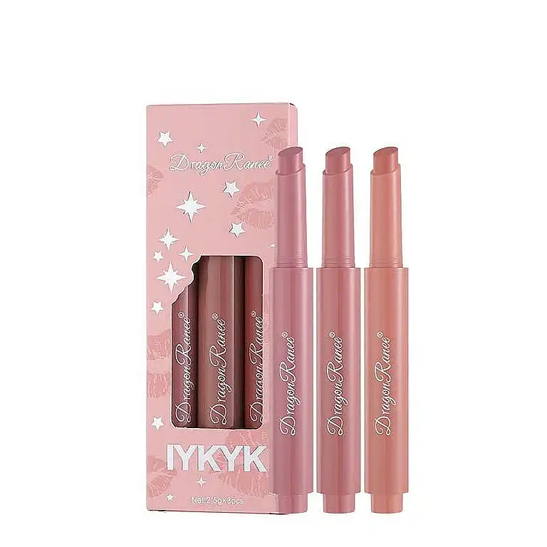 رژلب جامد دراگون رانی مدل PLUMPER کد 02 مجموعه ۳ عددی