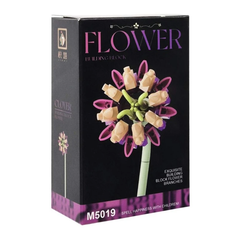 ساختنی ۳۰ تکه فلاور مدل شاخه گل آلیوم کد m5019